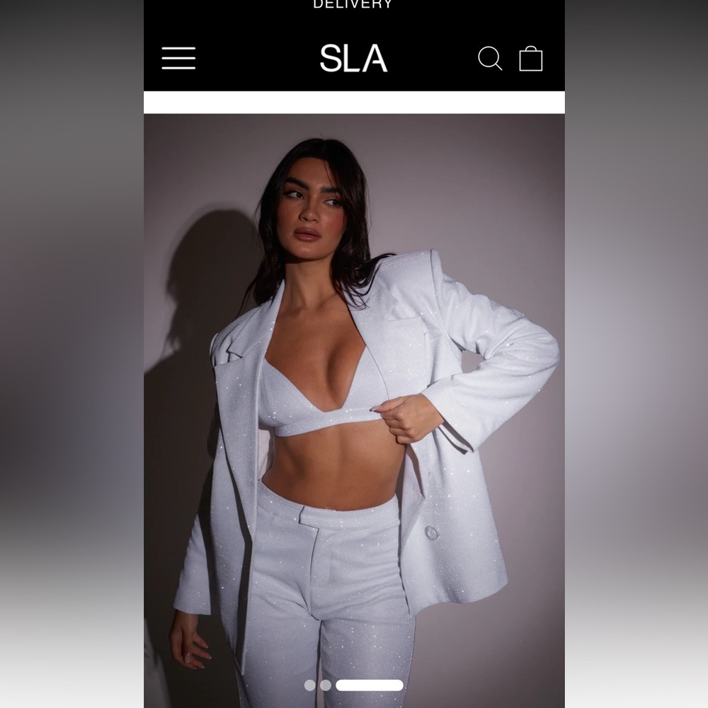 WHITE ASTRID BRALETTE